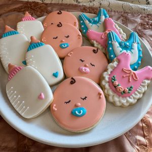 Baby Shower sugar cookies 1 dozen