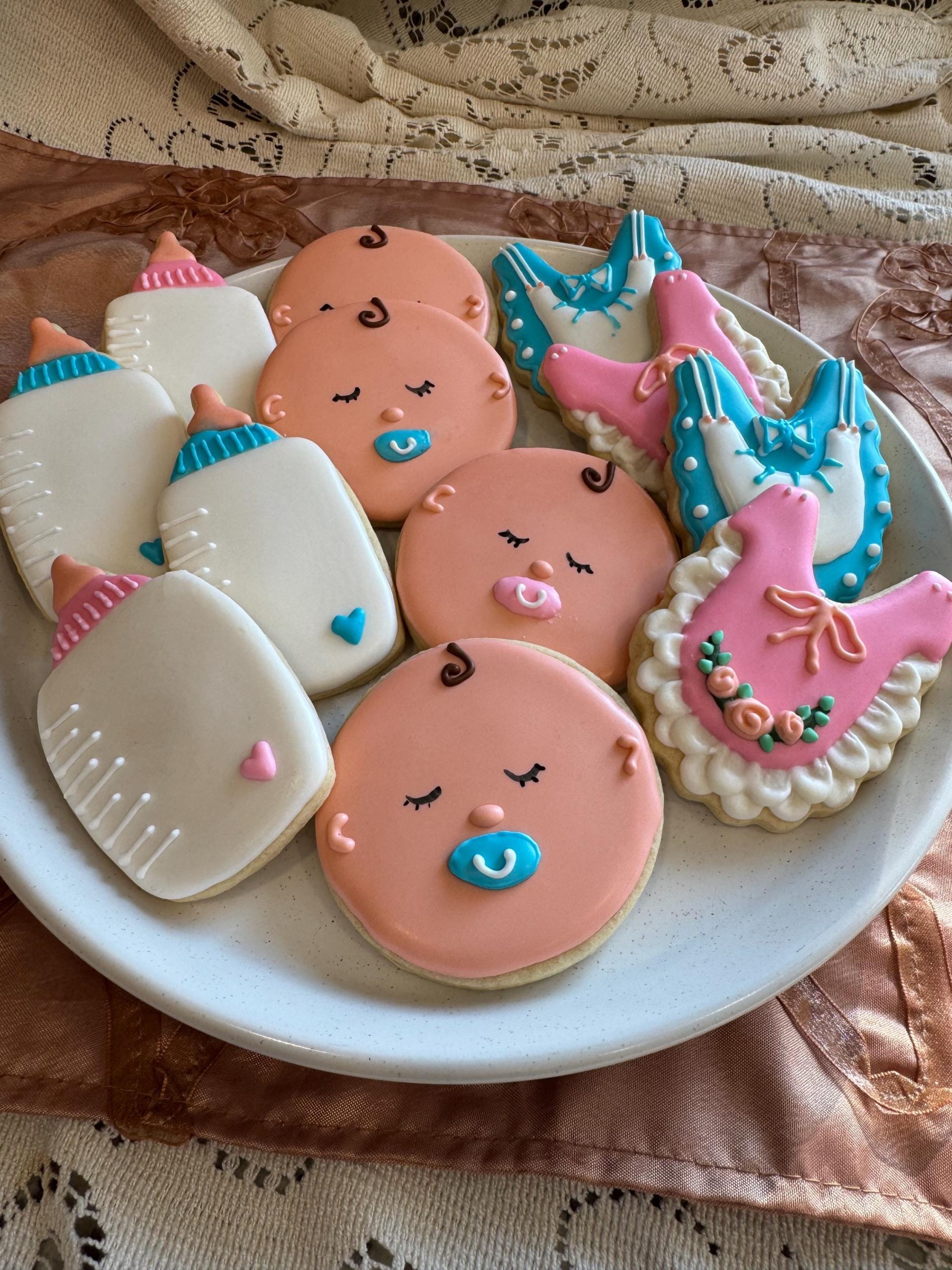 Baby Shower sugar cookies 1 dozen
