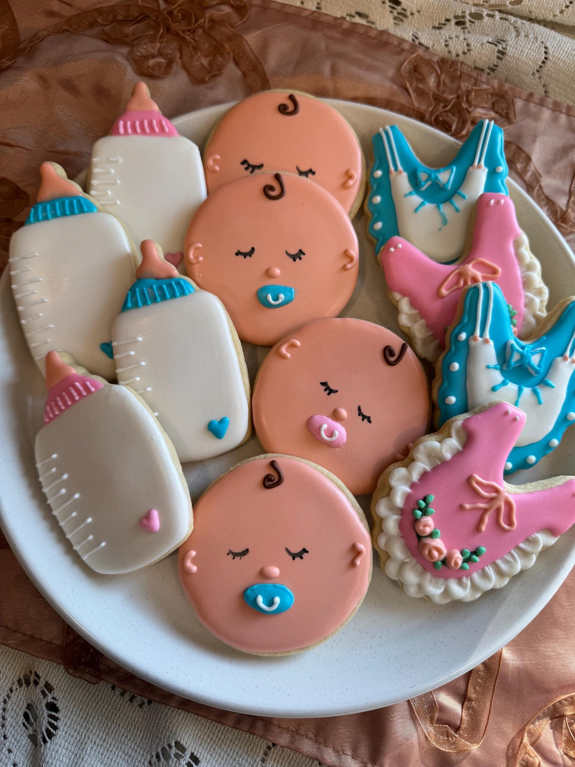 Baby Shower sugar cookies 1 dozen - Image 2