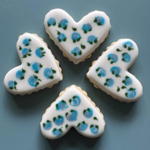 Mini Heart sugar cookies 1 dozen