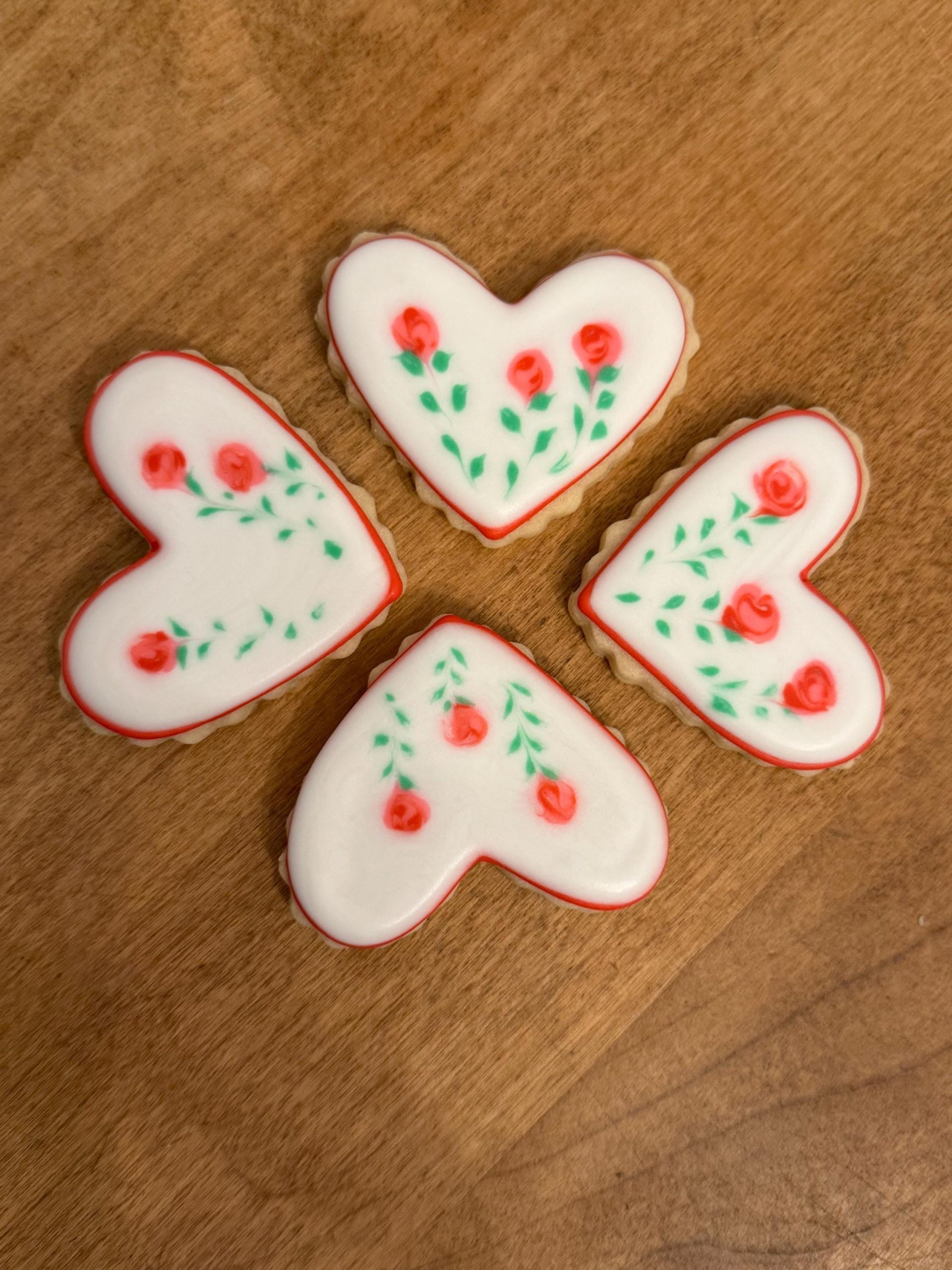 Mini Heart sugar cookies 1 dozen - Image 5