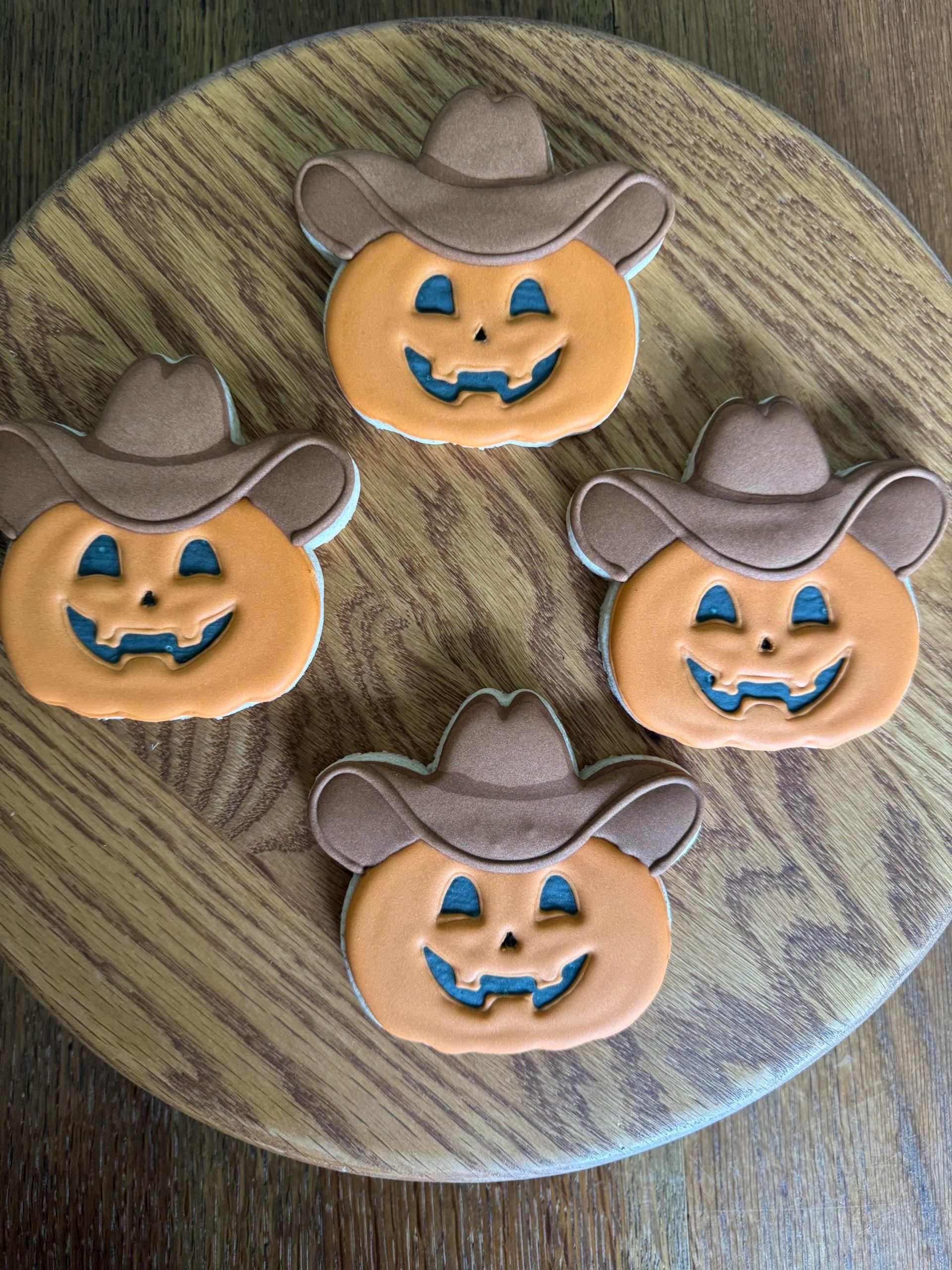 Cowboy Western Halloween Sugar Cookies 1 dozen - Image 2