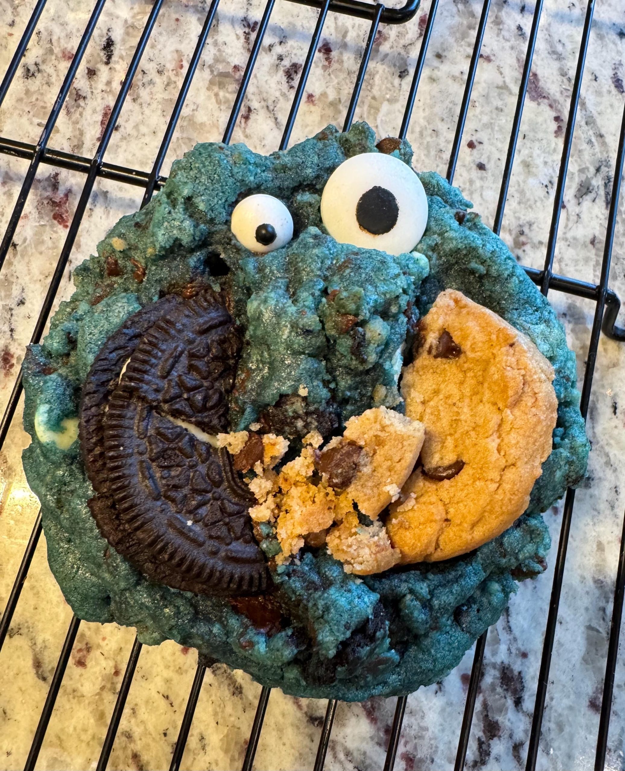 Cookie MONSTER Cookies for BOO BASKETS! - Image 3