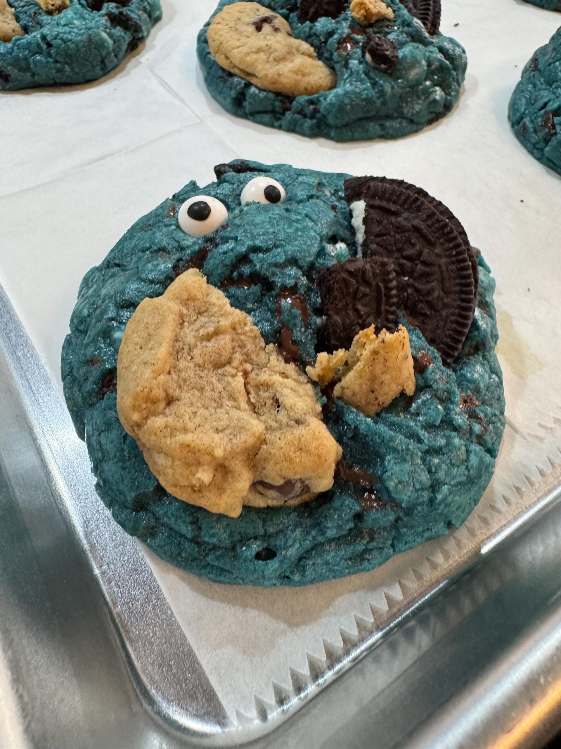Cookie MONSTER Cookies for BOO BASKETS! - Image 6