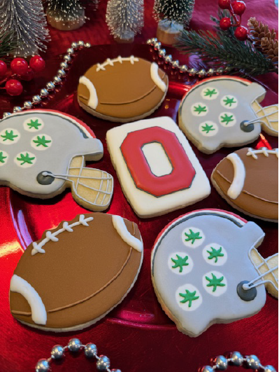 Ohio State Cookies 1 dozen